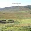 Sheepfold and rig at Cnoc nam Piob, looking across the valley of Beinn an Aoinidh to Airigh Mhic Cribhain