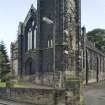 View of Craigmailen United Free Church, Braehead, Bo'ness, taken from the North-West. This photograph was taken as part of the Bo'ness Urban Survey to illustrate the character of Braehead and The Knowe Area of Townscape Character.