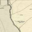 Back Spittal as depicted on the 1st Edition of the Ordnance Survey 6-inch map (Edinburghshire 1853-8, sheet xvii)