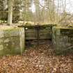 Brigton lade entrance sluice gate from lade side.