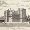 Copy of engraving of Gordon Castle wrongly titled 'The castle of Inverero' D12.