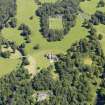 General oblique aerial view of Bargany country house and policies, taken from the WSW.