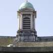Detail of central turret of Coldside Library, Strathmartine Road, Dundee, taken from the NE.