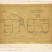 Ground and First Floor plans showing proposed alterations for 2 Roseangle, dundee.
Title: 'Alterations on Dwelling House No 2 Magdalen Yard Road'
