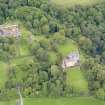 Oblique aerial view of Carriden House and stables, taken from the ESE.