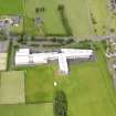 Oblique aerial view of Bo'ness Academy, Gauze Road, Grahamsdyke, Bo'ness, taken from the E.