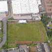 Oblique aerial view of Firs Park Football Stadium, taken from the ENE.