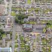 Oblique aerial view centred on Carmuirs Primary School, Camelon, Falkirk, taken from the WNW.