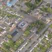 Oblique aerial view centred on Carmuirs Primary School, Camelon, Falkirk, taken from the SSE.