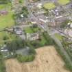 Oblique aerial view of Larbert Old Church, taken from the S.