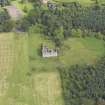 Oblique aerial view of Torwood Castle, taken from the SSW.