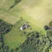 Oblique aerial view of Torwood Castle, taken from the ENE.