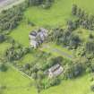 Oblique aerial view of Bannockburn House and policies, taken from the ENE.