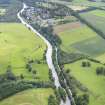 General oblique aerial view of Deanston, taken from the NNW.