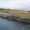 View of E wall of Keiss outer harbour, taken from SW