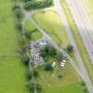 Oblique aerial view of Dinwoodie Lodge Hotel, taken from the N.