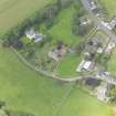 Oblique aerial view of Dornock Parish Church, taken from the SE.