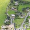 Oblique aerial view of Dornock Parish Church, taken from the ENE.