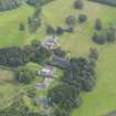 General oblique aerial view of Mossknowe House and policies, taken from the W.