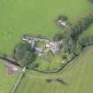 Oblique aerial view of West Gallaberry Farmhouse, taken from SSW.