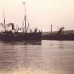View of a steamer on the Clyde
Titled: 'On the Clyde, Whiteinch.'
