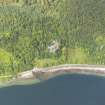 General oblique aerial view of Erines House, taken from the E.