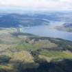 General oblique aerial view of Kames and Tighnabruaich, taken from the SSW.