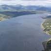 General oblique aerial view of Gare Loch and Faslane Port, taken from the SE.