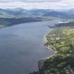 General oblique aerial view of Gare Loch and Faslane Port, taken from the SE.