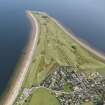 Oblique aerial view of Fortrose and Rosemarkie Golf Course, taken from the NW.