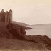 General view of castle on headland.
Titled: 'Gylen Castle, Kerrara, Oban 1922.'
