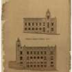 Elevations of Hamilton Municipal Buildings and Public Library.