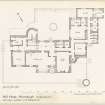 Hill House
Ground floor plan
Titled: 'ground floor plan  Hill House, Helensburgh, Dunbartonshire  1902-1904, architect: C.R. Mackintosh  drawn and surveyed by S. Scott, G. Fraser, A. Leith'