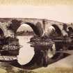 View of arched bridge, Stirling.
Titled 'OLD BRIDGE OF FORTH,STIRLING. 1661. J.V.'
PHOTOGRAPH ALBUM NO 11: KIRSTY'S BANFF ALBUM