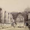 View of monastery ruins, Dunfermline.
Titled 'FRATER HALL OF MONASTERY. DUNFERMLINE'
PHOTOGRAPH ALBUM NO 11: KIRSTY'S BANFF ALBUM
