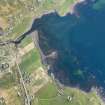 Oblique aerial view of the remains of a fish trap near Ose, Isle of Skye, taken from the N.