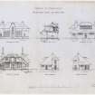 Sections and elevations produced for the Parish Council and Hastie Trust, Museum of Strathaven