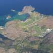 General oblique aerial view of Plockton Airstrip, taken from the SE.