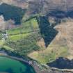 Oblique aerial view of Mains of Applecross, taken from the  WNW.