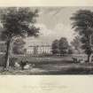 Fife, Dunfermline. Exterior view of Broomhall.  