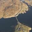 Oblique aerial view centred on the Bernera Bridge, taken from the SSW.