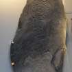 Inveravon Pictish Symbol Stone 1, relocated inside the church porch