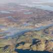 General oblique aerial view of the townships of Crosbost, Ranish and Grimshader, looking towards Stornoway, Lewis, taken from the SSE.