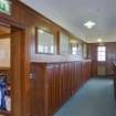 Interior. View within the mens locker room of Muirfield clubhouse.