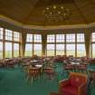 Interior. View looking from the main lounge into the smoking room extension to Muirfield clubhouse.