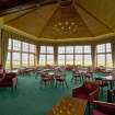 Interior.  View looking from the main lounge into the smoking room extension to Muirfield clubhouse.