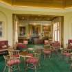 Interior.  View looking from the smoking room extension back into the main lounge of Muirfield clubhouse.