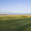 View of the 18th fairway  of Muirfield golf course, taken from south south east.