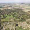 General oblique aerial view of Downfield Golf Course with the Carse of Gowrie in the distance, taken from the ESE.