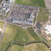Oblique aerial view of Carnoustie Golf Course Hotel, taken from the SSW.